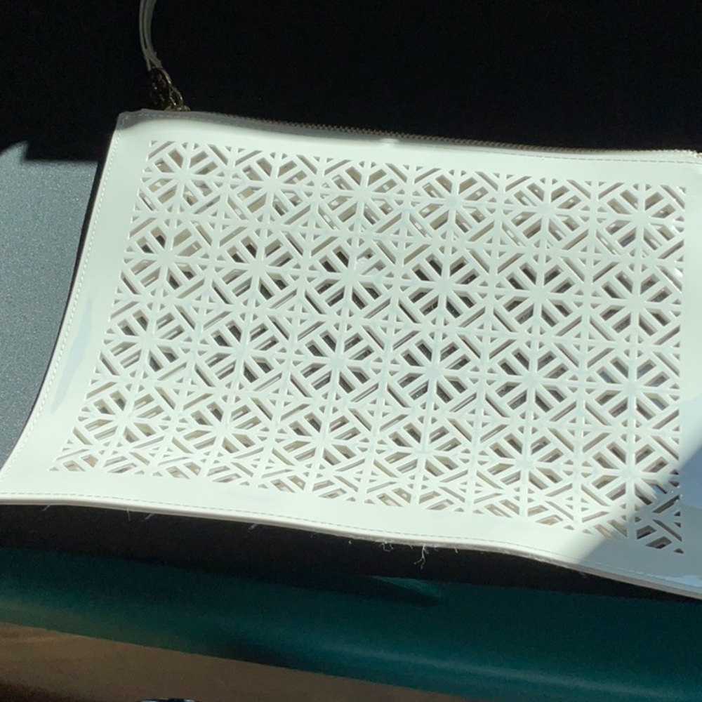 Tory Burch Laser Cut Wristlet never used